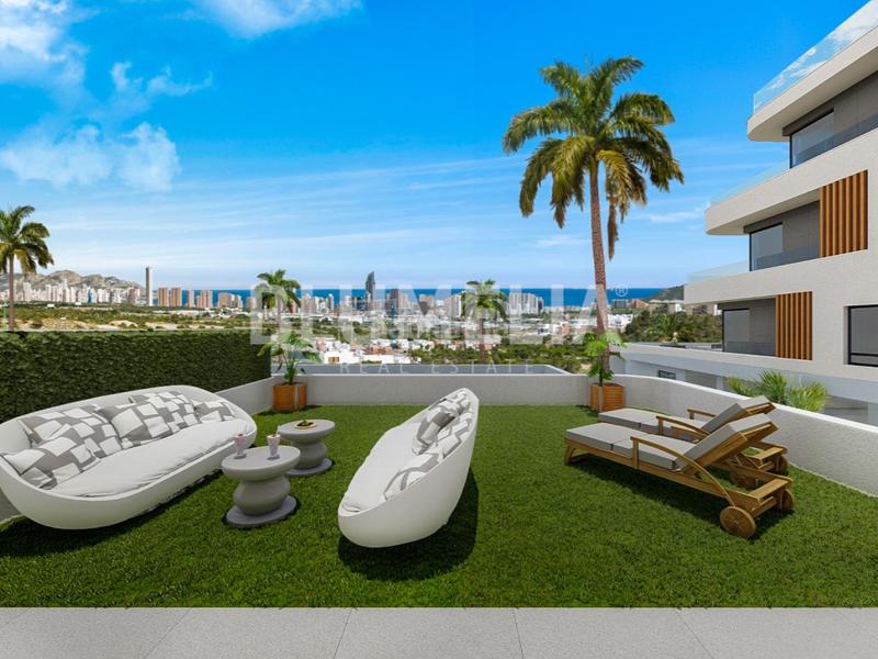 Foto 6a869b0e-506d-445f-bd78-7fafe6fe4c5b. Dachwohnung mit parking pool in balcón de Finestrat-terra marina Finestrat