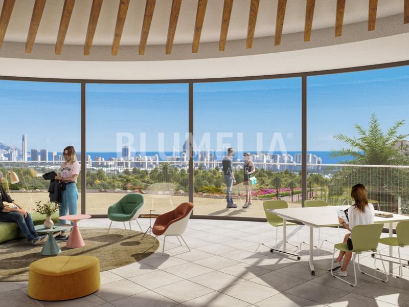 Foto b7ee1af8-f983-4d91-bd41-0b8c871f3fca. Dachwohnung mit parking pool in balcón de Finestrat-terra marina Finestrat