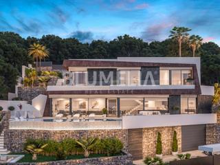 Haus in Maryvilla. Villa de lujo en construcción con vistas al mar en venta en calp