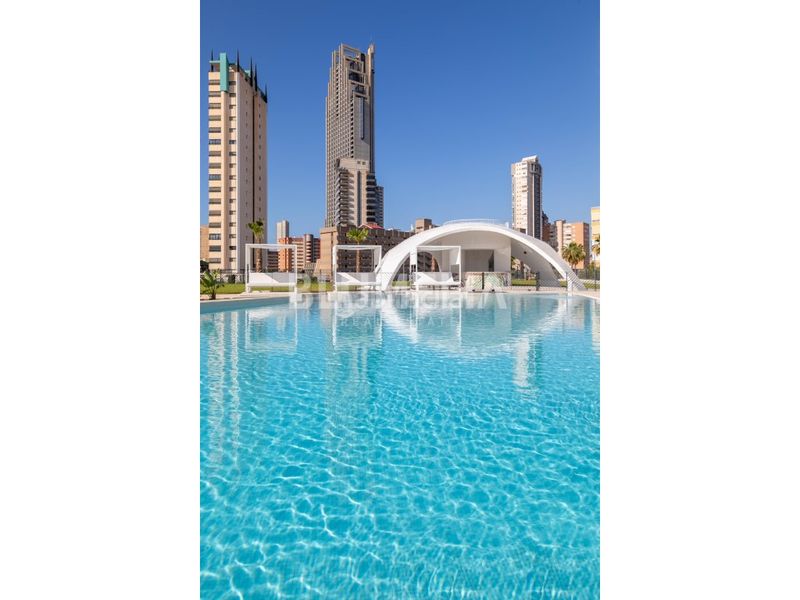 Foto 04c594f5-06bf-42ec-aa47-30cb8754e259. Apartament amb calefacció aparcament piscina a Playa Poniente Benidorm
