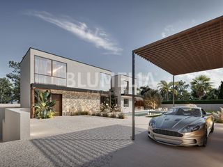House  Calle mercuri. Proyecto de villa de lujo con licencia a 200 metros del mar en d