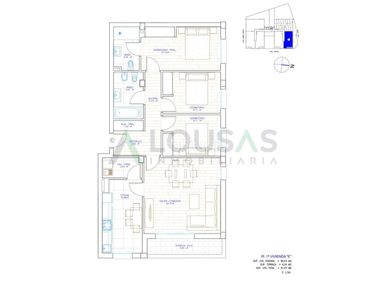 Foto 3602fa1c-a5b8-4ab3-b5ff-77405e68f6fe. Piso promoción obra nueva en fontiñascarril caiños piso en Lugo