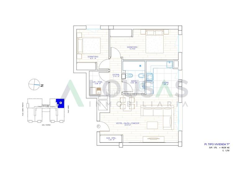 Foto 43c5766d-d213-4a32-86f9-d49563e6be49. Piso promoción obra nueva en fontiñascarril caiños piso en Lugo