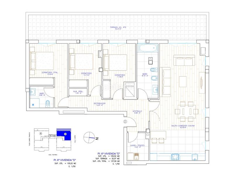 Foto 96ce06c5-fcee-4182-af7d-0d5a11d0f0ac. Piso promoción obra nueva en fontiñascarril caiños piso en Lugo