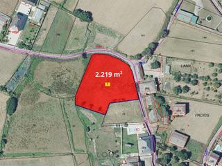 Terreny residencial  N/a. Parcela edificable de 2.219 metros cuadrados en santa comba lugo