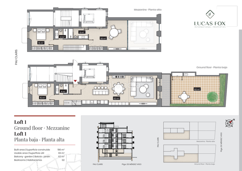 Foto 2873878e-132a-4328-b75f-2db1717930be. Piso bonito piso dúplex con jardínpatio en venta en eixample derecho, en Barcelona