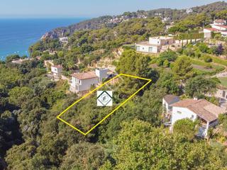 Rural plot in Santa Maria de Llorell. Parcela con vistas al mar en venta en tossa de mar