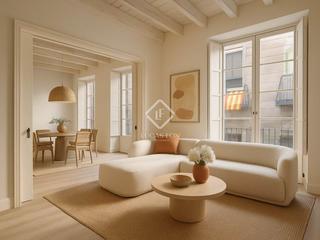Piso en Gòtic. Espectacular piso nuevo a estrenar de 3 habitaciones y 2 baños r