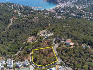 Finca rústica a Llafranc. Fantástica parcela de 1.352 m con vistas al mar en venta en la z