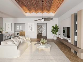 Piso en Dreta de l´Eixample. En venta piso reformado de cuatro dormitorios al lado de paseo d