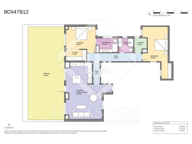 Foto c153cc49-2209-4c7d-8545-9eccbaa13325. Ático  minimalista y modernista, en excelentes condiciones de 2 dormitorios con 70m terraza en venta en eixample derecho en Barcelona