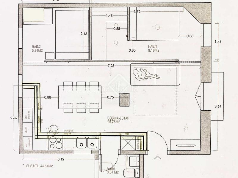 Foto 4ccdf13e-44a1-46f0-ad37-630266e57151. Location appartement avec chauffage dans Vila de Gràcia Barcelona
