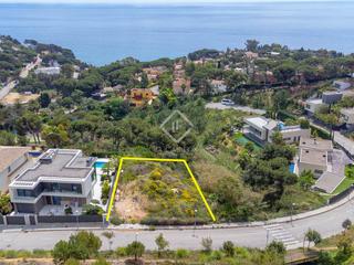 Propriété à Santa Cristina-Sant Francesc. Fantástica parcela con vistas al mar en venta en la exclusiva ur