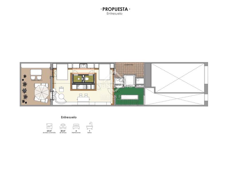 Foto eba9e156-e6f6-4f22-bd20-a119136e5748. Piso  en excelentes condiciones de 2 dormitorios con 20m terraza en venta en Sant Antoni en Barcelona