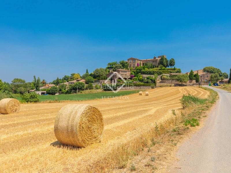 Foto a08503db-fd45-43d0-8e8e-04f93d1363a0. Masía histórica casa de piedra del siglo xiv con jardín privado y vistas al campo en venta en baix empordà, girona en Foixà