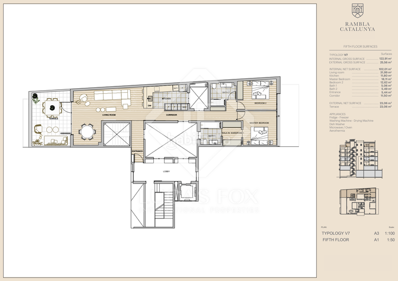 Foto 8977e526-9d27-45db-ad1d-2112e09f0614. Ático  de obra nueva de 2 dormitorios con 26m terraza en venta en eixample derecho en Barcelona