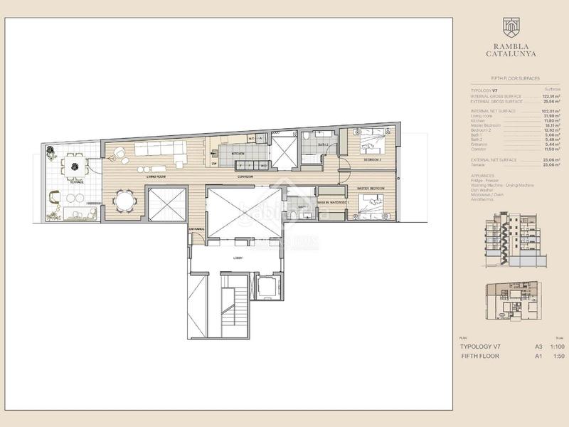 Foto a26b55d4-c154-4bf2-97b1-04e00ebf9eaa. Ático  de obra nueva de 2 dormitorios con 26m terraza en venta en eixample derecho en Barcelona