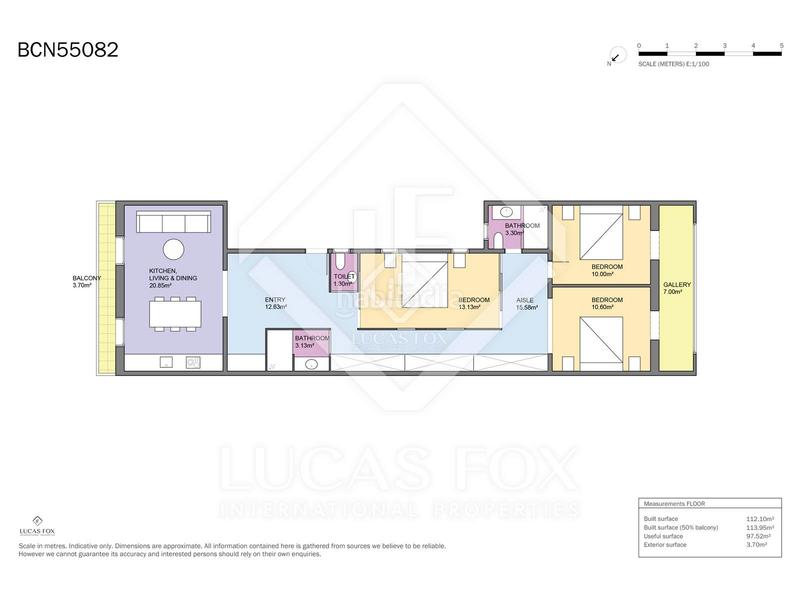 Foto 6ee5e518-0653-46e7-a66f-f4bcfc4bd547. Piso  en excelentes condiciones de 3 dormitorios en venta en eixample izquierdo en Barcelona