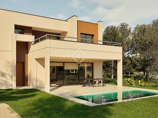 Xalet a Calella de Palafrugell. Villa moderna de obra nueva en construcción con 4 dormitorios, a