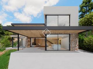 Xalet a Sa Riera-Sa Fontansa. Fantástica villa de obra nueva con vistas al mar en venta en sa