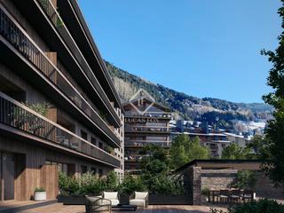 Etagenwohnung in El Tarter. Piso de obra nueva de 3 dormitorios con balcón con vistas al ent