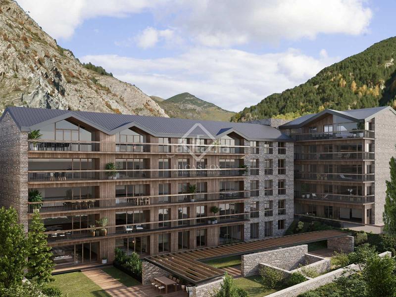 Foto aac1a79b-025b-48ca-9c84-1a22438ac206. Piso  de obra nueva de 3 dormitorios con balcón con vistas al entorno montañoso en venta , andorra en Canillo