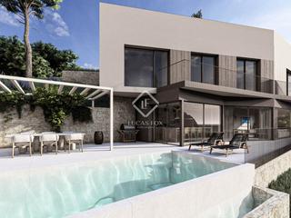 Xalet a Sa Riera-Sa Fontansa. Villa de obra nueva con vistas al mar en venta en sa riera, begu