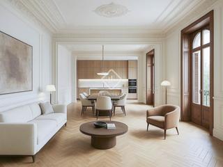 Appartement à L´Antiga Esquerra de l´Eixample. Reforma de lujo en finca regia junto a diagonal