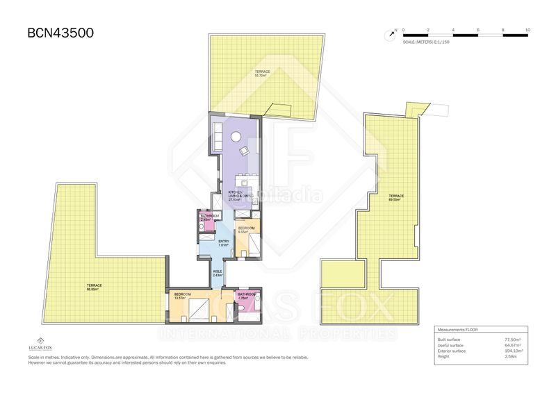Foto 2fe65087-32af-453f-a0f1-1c0cc0f3ed5d. Ático  en excelentes condiciones de 2 dormitorios con 194m terraza en venta en gótico en Barcelona