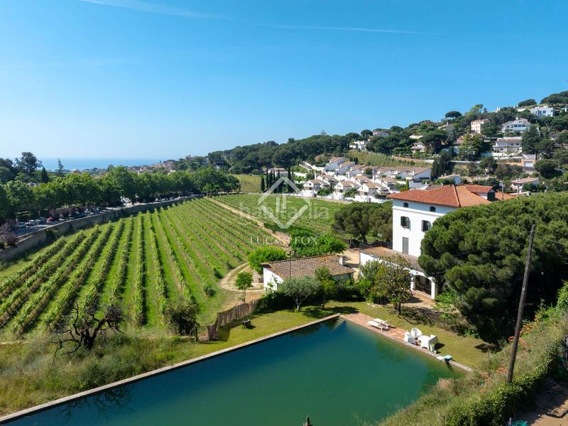 Foto 0a5d2101-db4b-49e1-bda0-35953af95b60. Masía casa rural de 10 dormitorios con 27,090m de jardín en venta , barcelona en Alella