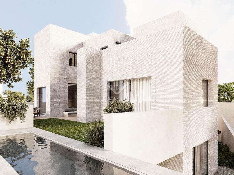 Foto fd1b8f64-e52b-44f4-b8e7-d4df21874210. Chalet exclusiva y elegante villa de diseño de 640m2 con piscina, de obra nueva, con terrazas y jardines de más 410m2, en venta en finest en Esplugues de Llobregat