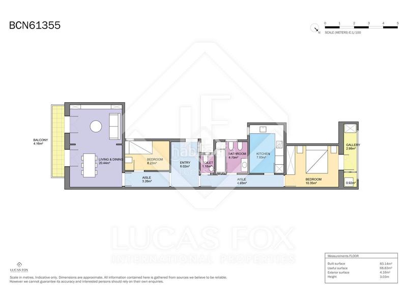 Foto c5c0190a-68eb-4cff-862c-a513e43237f9. Piso  en excelentes condiciones de 2 dormitorios en venta en eixample derecho en Barcelona