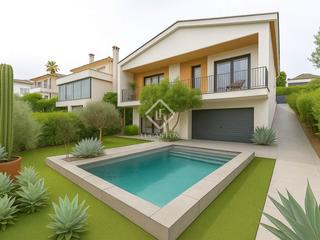 Xalet a La Plana-Bellsoleig. Casa  villa de 3 dormitorios en venta en sant just, barcelona