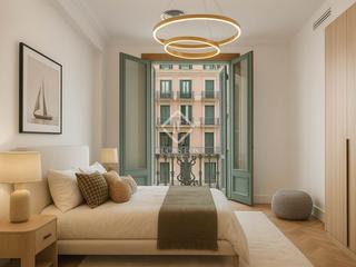 Appartement à Dreta de l´Eixample. Excelente piso en venta con tres dormitorios y vistas directas a