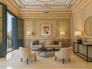 Appartement à Dreta de l´Eixample. Excelente piso en venta con tres dormitorios y vistas directas a