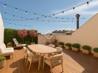 Àtic a Barri de les Corts. Ático de 4 dormitorios con 83m terraza en venta en les corts, ba