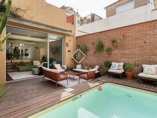 Piso en Sant Antoni. Loft industrial contemporáneo con piscina privada a un paso de s