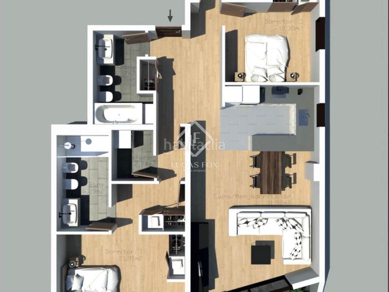 Foto f0b9ba07-3e07-4a48-ac03-9be05c1ab2d5. Appartement avec chauffage parking dans Els Vilars d´Engordany Escaldes-Engordany