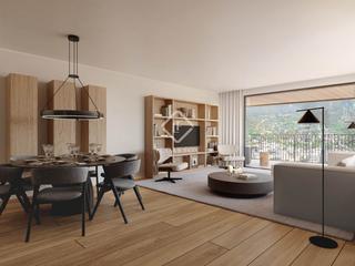 Etagenwohnung in Els Vilars d´Engordany. Piso de obra nueva de 3 dormitorios con 17m terraza en venta en