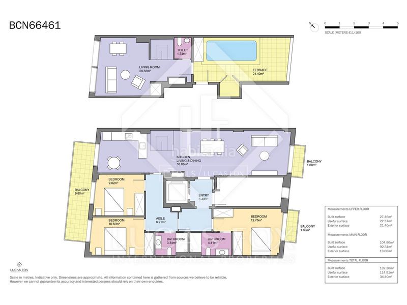 Foto abbb9247-cb9b-4c49-8bd9-5c472959c92a. Àtic amb calefacció aparcament piscina a Putget - Farró Barcelona