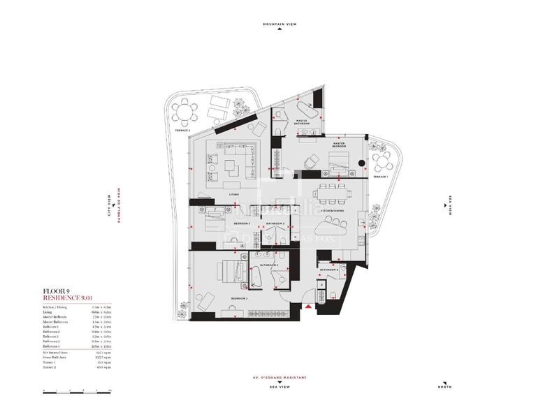 Foto 33f95dd7-0d36-4b9e-b14f-dbf60f79dce8. Piso residencia de obra nueva con tres dormitorios y terraza de 57m en venta en diagonal mar en Barcelona