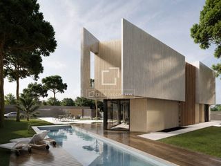 Xalet a La Pineda. Estilo de vida mediterráneo en una villa de obra nueva en la pin