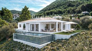 Xalet a Viñuela. Maravillosa vivienda en construcción con vistas al pantano de la