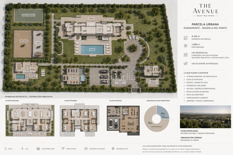Foto 50e96836-d4fe-41ea-a26e-b9654dea6233. Terreno residencial parcela urbana próxima al centro de boadilla del monte en Villanueva de la Cañada