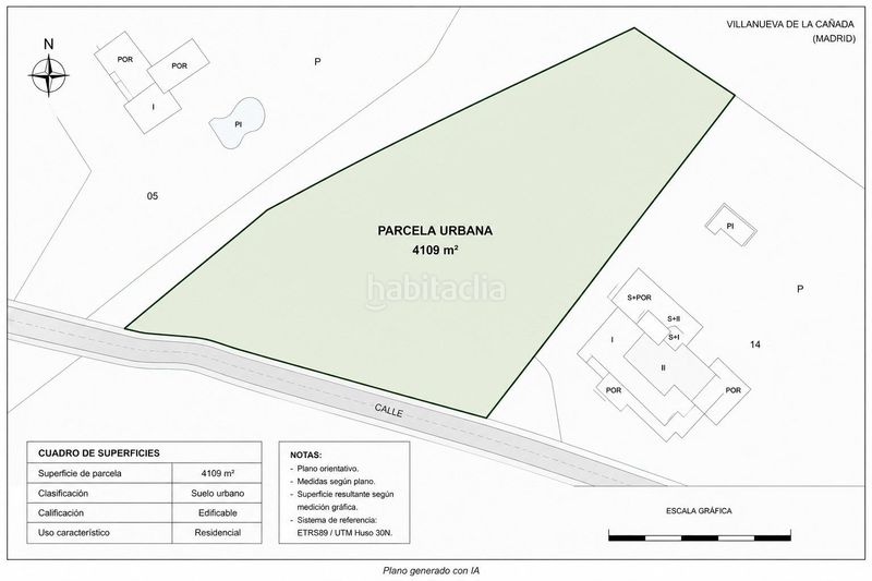 Foto b1d70476-5f54-4287-bc6e-8ee744397729. Terreno residencial parcela urbana próxima al centro de boadilla del monte en Villanueva de la Cañada
