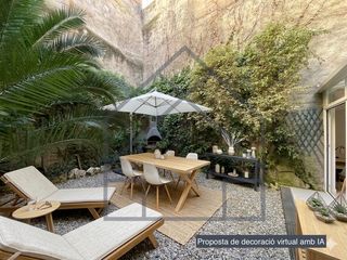 Pis a La Salut. Planta baja con jardín   un hogar para vivirlo