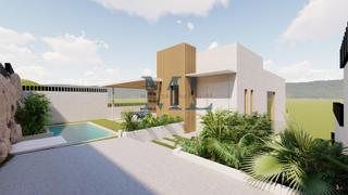 Chalet à De sitges 17. Casa independiente con piscina y jardín en mas alba