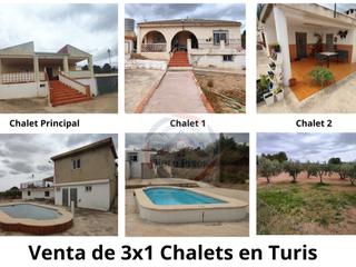 Casa  N/a. Venta de 3x1 chalets en turis