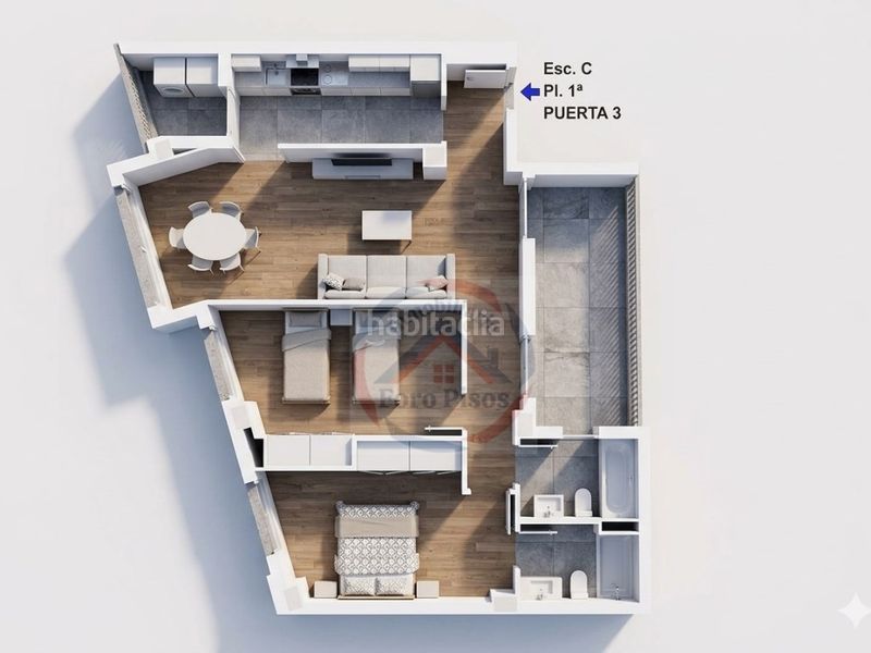 Foto e48feb4d-4a01-43ab-a49a-4ec1d12977e9. Pis amb aparcament a Sueca Sueca