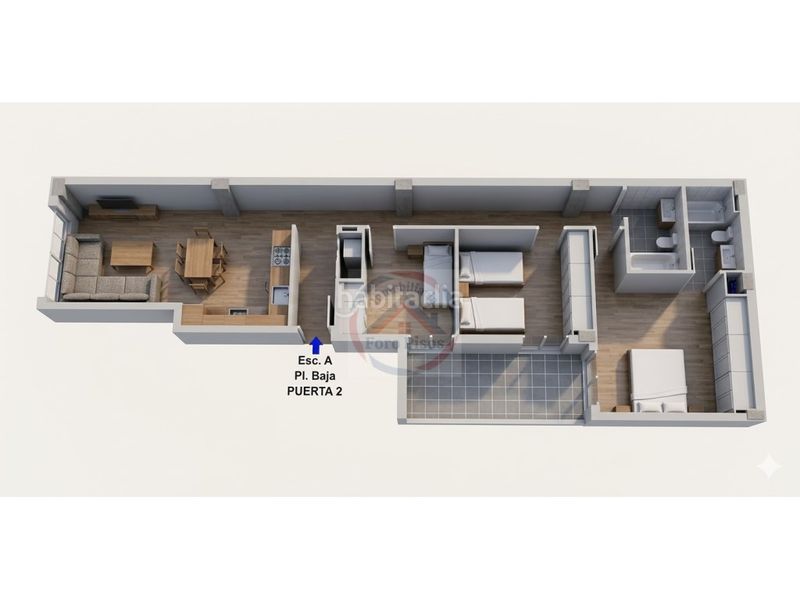 Foto b7d96d1d-652a-4c47-8b01-314a9b3fa9ff. Pis amb aparcament a Sueca Sueca